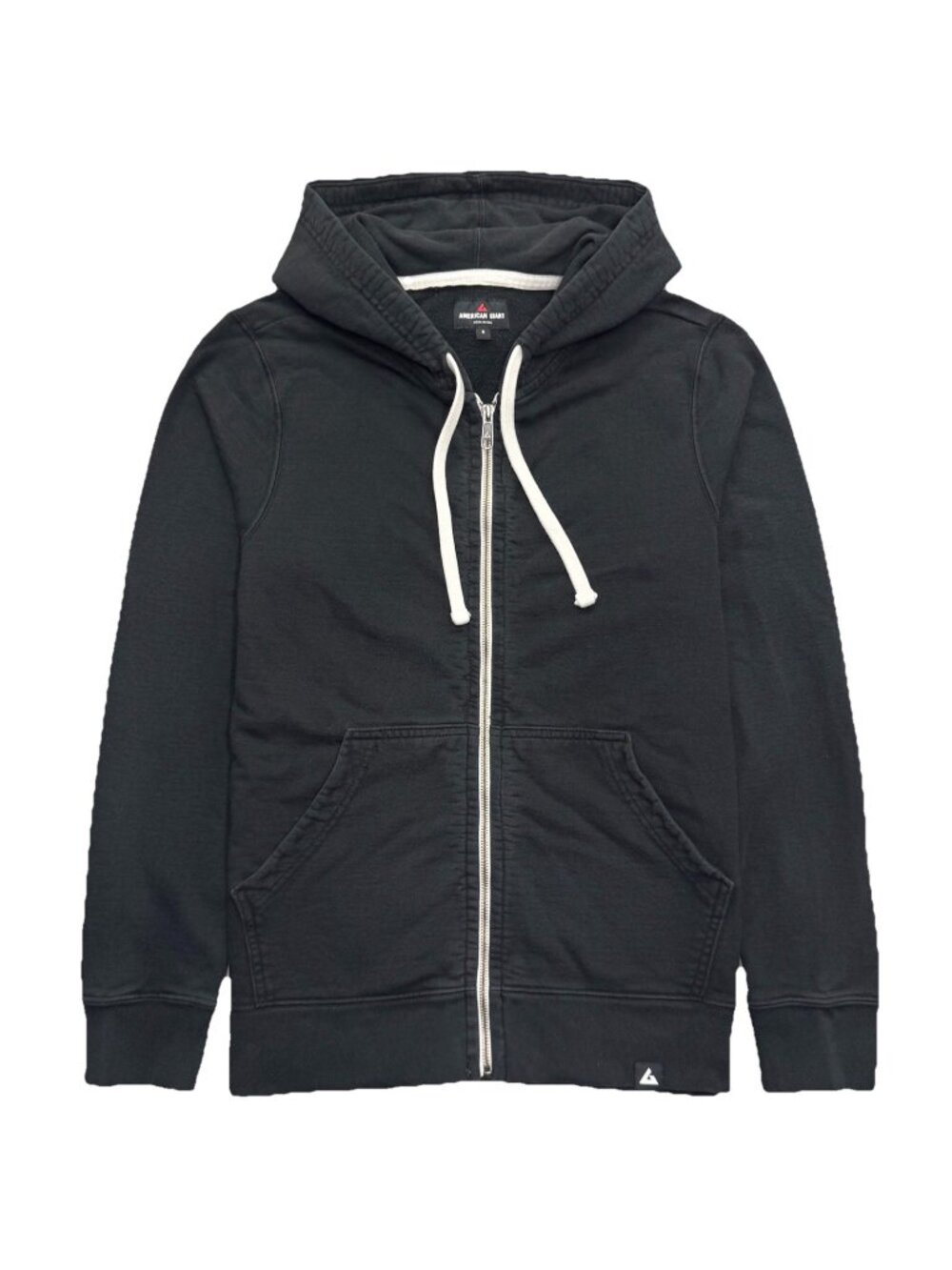 American Giant Midweight Full Zip Hoodie Men's Small Black Outdoor Huckberry